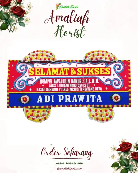 Papan Bunga Ucapan Selamat Adisara
